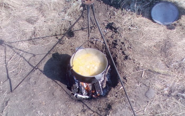 Вогнище та куліш