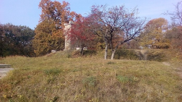 Залишки земляних укріплень козаків...