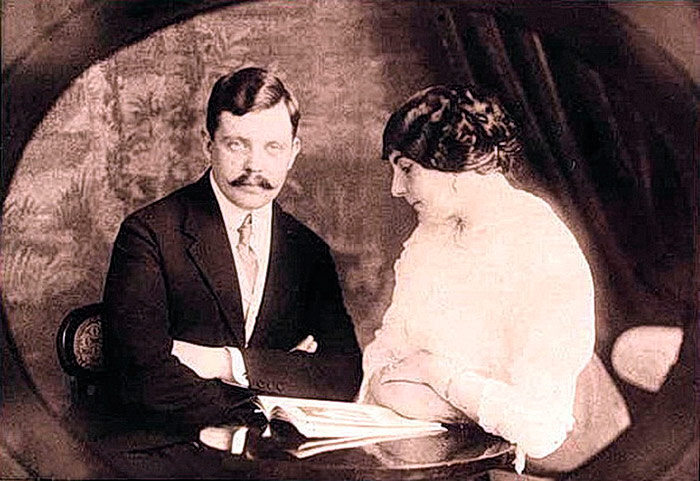 Сергій Панкєєв з дружиною (1910 рік)