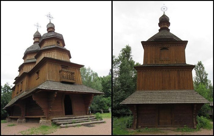 Козацька церква та дзвіниця
